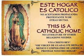 Cédula "Este hogar es católico" / Coronilla