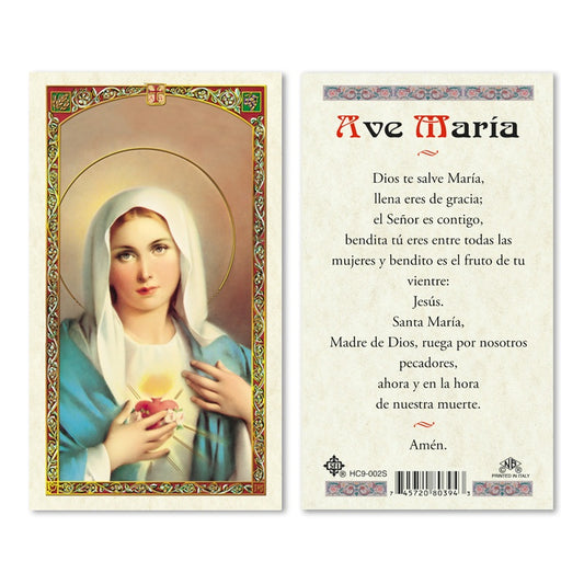 En Santa Maria del Monte nuestra meta es evangelizar y nuestros productos nos ayudan a hacerlo, por eso te presentamos esta estampita del Sagrado Corazón de María en nuestra sección  de oraciones, novenas y devociones. Disfrútala y ayúdanos a  llevar el mensaje de Cristo.  Nuestros productos hablan por sí 