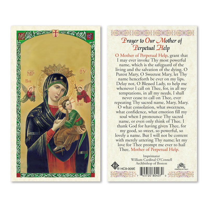 En Santa Maria del Monte nuestra meta es evangelizar y nuestros productos nos ayudan a hacerlo, por eso te presentamos esta estampita de la Virgen del Perpetuo Socorro en nuestra sección  de oraciones, novenas y devociones. Disfrútala y ayúdanos a  llevar el mensaje de Cristo.  Nuestros productos hablan por sí solos