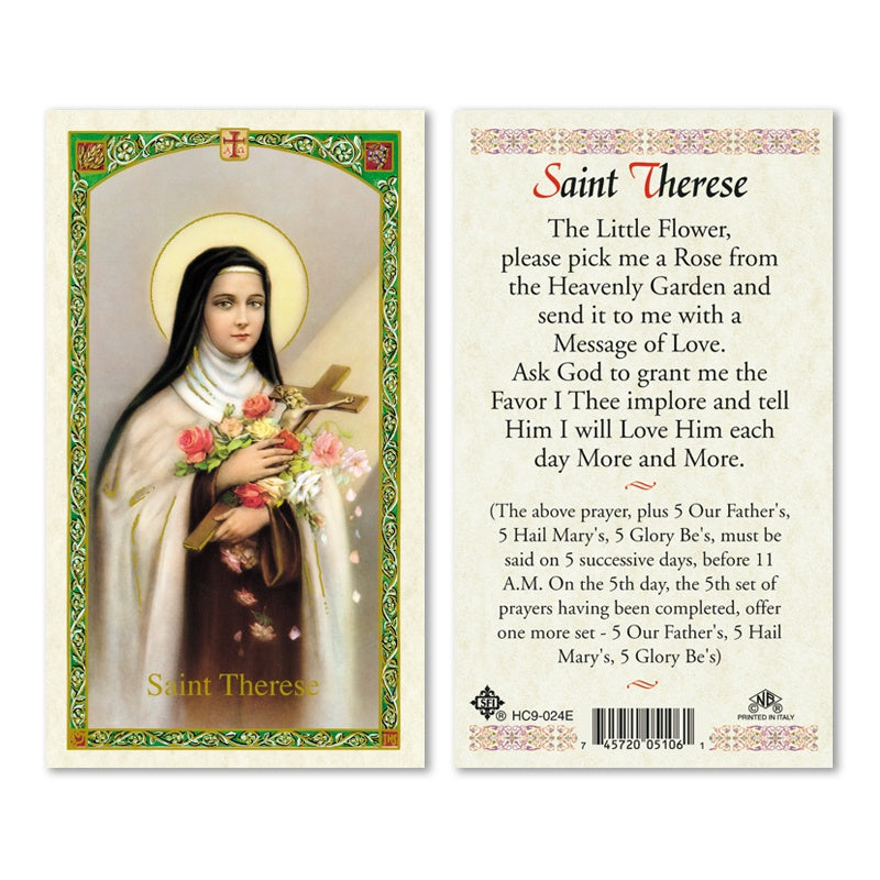 Santa Teresita/Saint Theresa - Estampa/ Holy Card