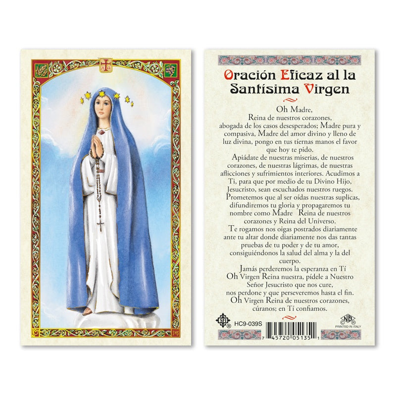 Virgen del Rosario - Estampa