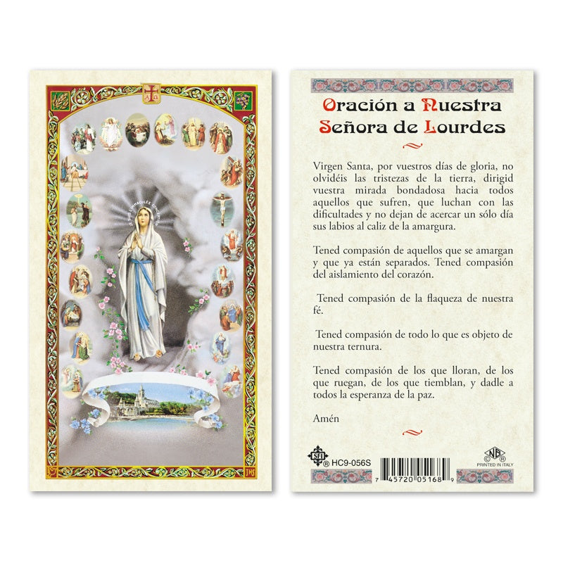 Nuestra Señora de Lourdes - Estampa
