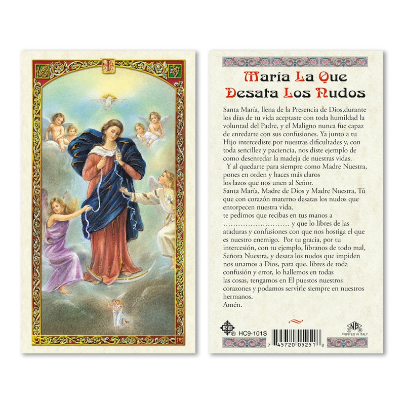 Virgen desata nudos/ Virgin untier of knots - Estampa/Holy card