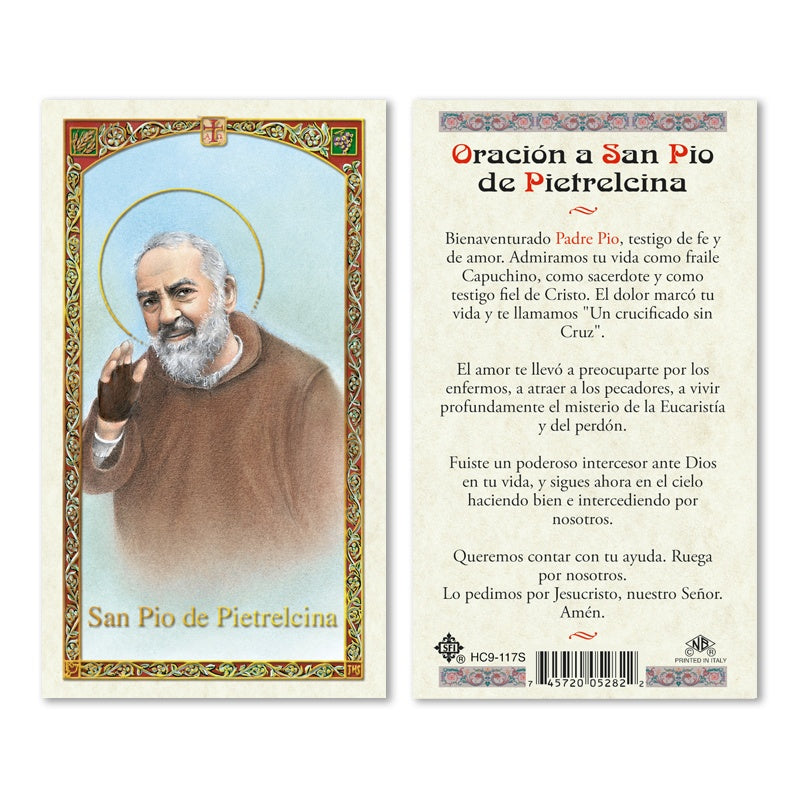 San Pio de Pietrelcina/St. Pio - Estampa/Holy card