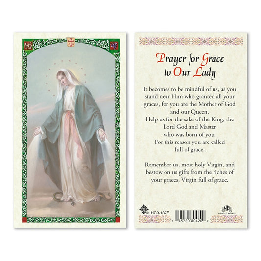 Virgen Milagrosa/Our lady of Miraculous - Estampa/Holy card