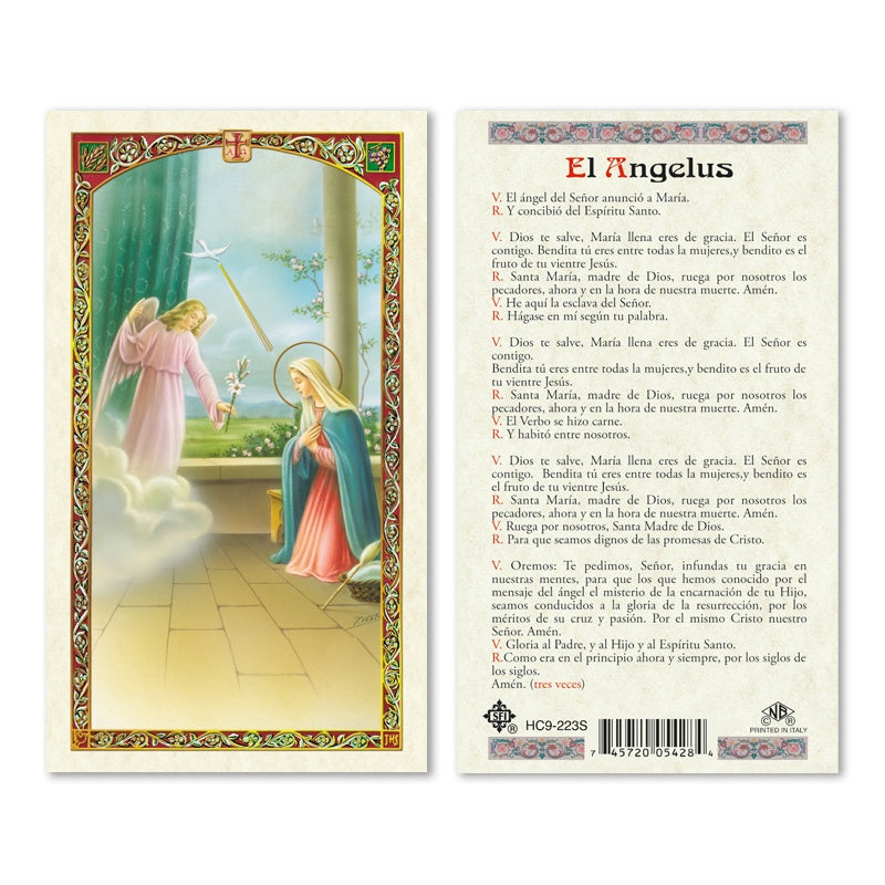 En Santa Maria del Monte nuestra meta es evangelizar y nuestros productos nos ayudan a hacerlo, por eso te presentamos esta estampita de La Anunciación en nuestra sección  de oraciones, novenas y devociones. Disfrútala y ayúdanos a  llevar el mensaje de Cristo.  Nuestros productos hablan por sí solos