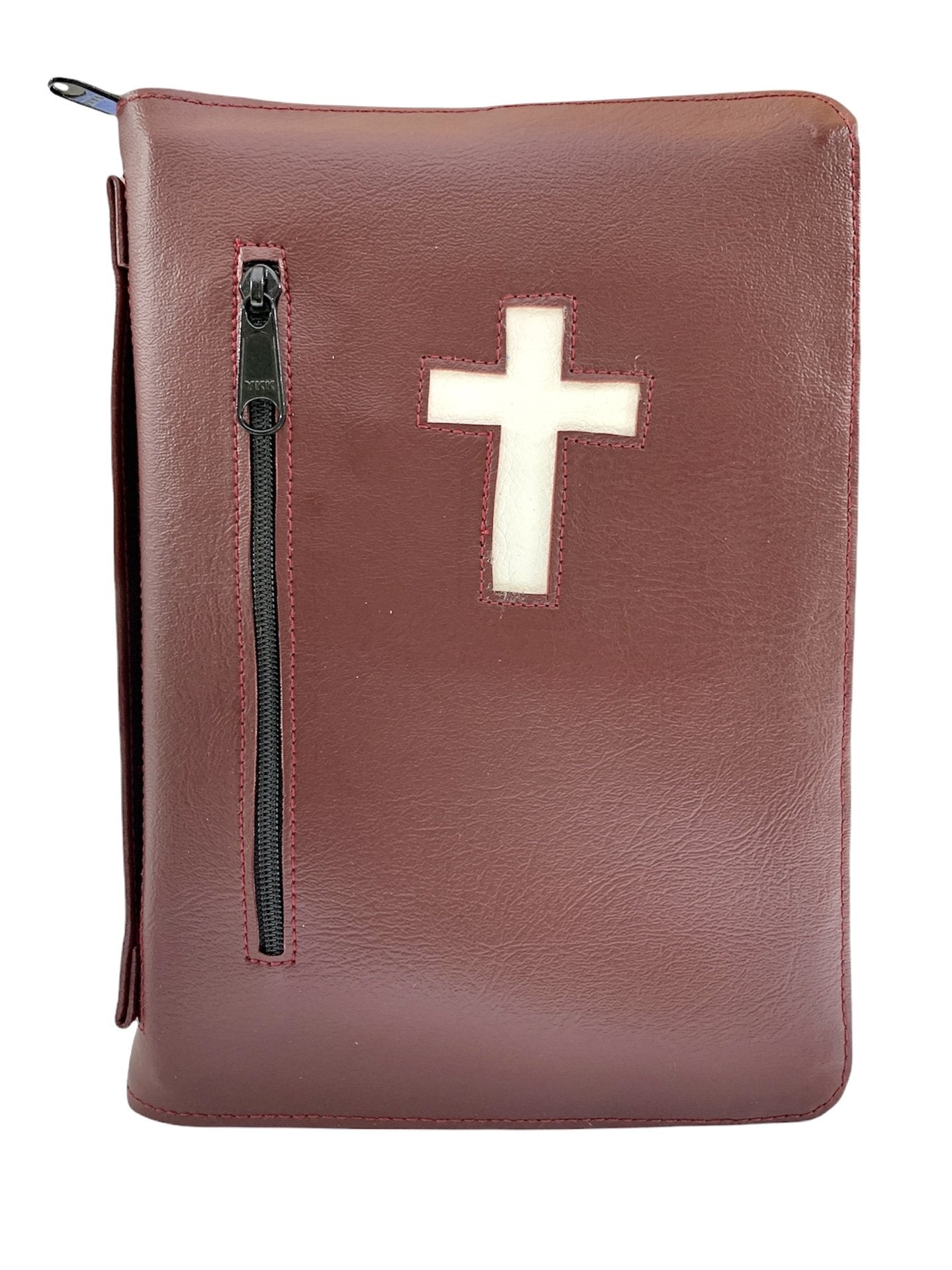  En Santa Maria del Monte, tienda católica, nuestra meta es evangelizar y nuestros productos nos ayudan a hacerlo y la mejor manera para cuidar nuestra Biblia grande es con la funda de vinyl, que cuenta con asa y cierre para otorgarle una mayor protección y puedas llevarla a todos lados siempre segura y fácil.Disfrútalo y ayúdanos a  llevar el mensaje de Cristo.Se parte de Nuestra Misión!  ¡Nuestros productos hablan por sí solos!