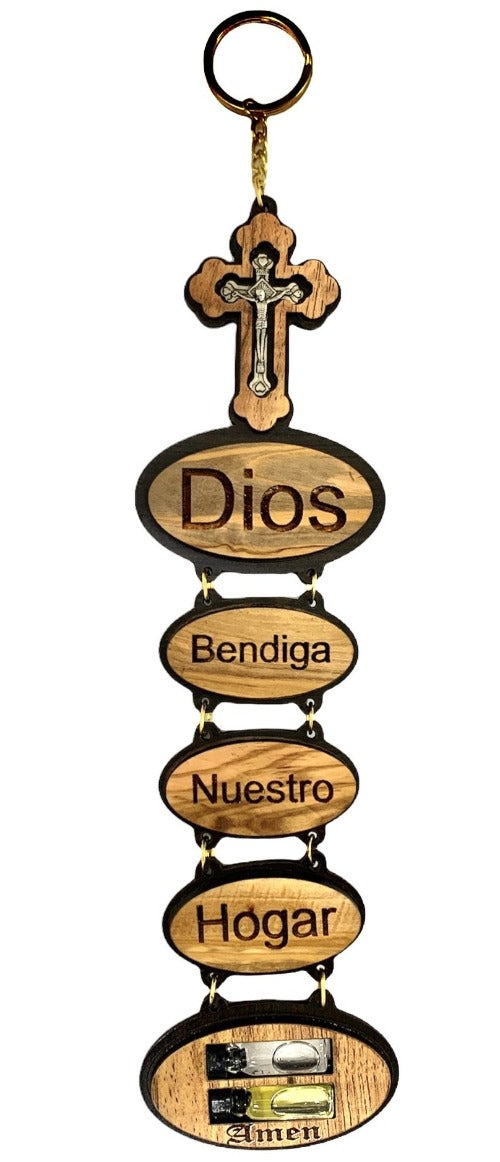 Cross:Dios bendiga nuestro hogar/ God Bless our home/ Medium