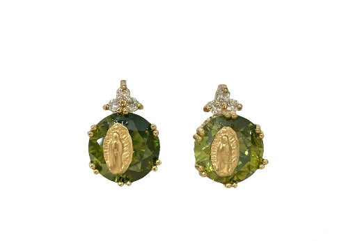 Aretes de la Virgen de Guadalupe