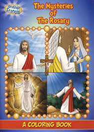 The mistery of the rosary / Coloring book
