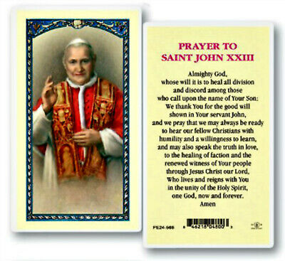 Estampa/Holy card Prayers to Saint John XXIII