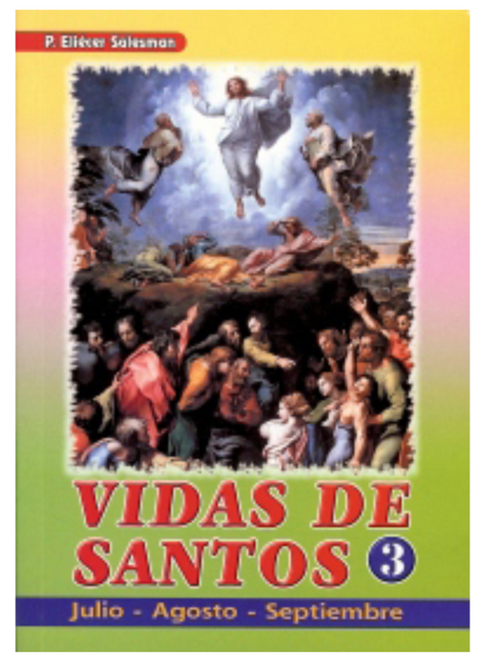 En Santa Maria del Monte nuestra meta es evangelizar y nuestros productos nos ayudan a hacerlo, por eso te presentamos este libro vidas de santos 3 de el P. Eliécer Sálesman en nuestra sección de libros.  Disfrútalo y ayúdanos a  llevar el mensaje de Cristo.   Nuestros productos hablan por sí solos