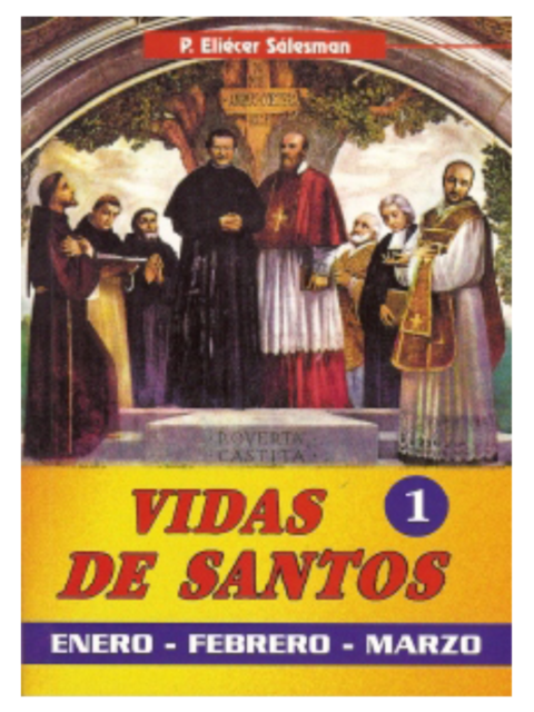 En Santa Maria del Monte, tienda católica,nuestra meta es evangelizar y nuestros productos nos ayudan a hacerlo, por eso te presentamos este libro: "Vidas de Santos 1" de el P. Eliécer Sálesman. Enero - Febrero - Marzo -  Historia de los Santos de cada día del año.  La colección que narra la vida de los Santos. Disfrútalo y ayúdanos a  llevar el mensaje de Cristo.¡Se parte de nuestra Misión! ¡Nuestros productos hablan por sí solos!