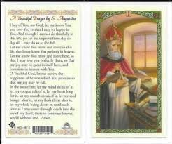 En Santa Maria del Monte nuestra meta es evangelizar y nuestros productos nos ayudan a hacerlo, por eso te presentamos esta estampita de St. Augustine en nuestra sección  de oraciones, novenas y devociones. Disfrútala y ayúdanos a  llevar el mensaje de Cristo.  Nuestros productos hablan por sí solos