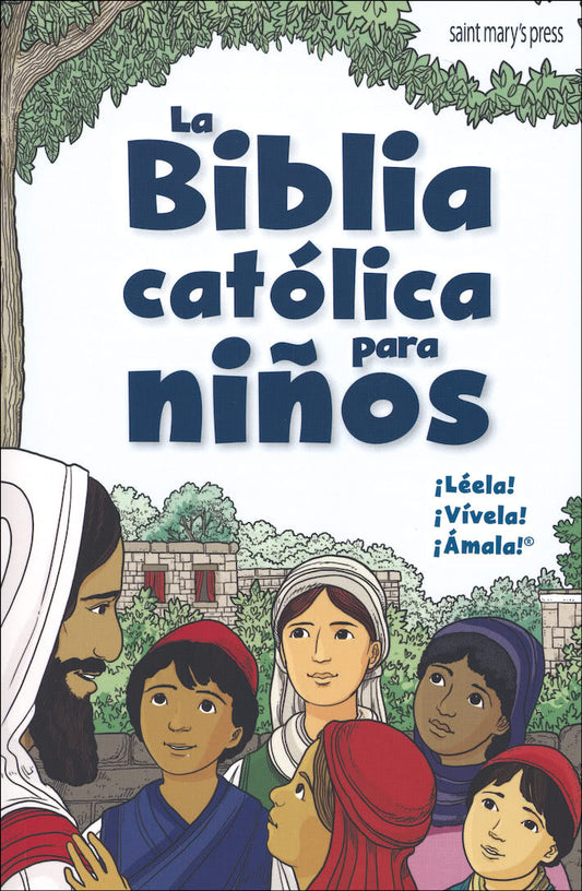 La Biblia católica para niños es la primera Biblia completa para niños, que no solo inspira, sino que otorga a los niños el poder para que lean, vivan, comprendan y amen la Palabra de Dios. Los relatos de nuestra fe católica cobran vida con ilustraciones vívidas e inspiradoras, con letra más grande y con muchas más características de diseño que no solo mejoran la comprensión, sino que también promueven el deleite de los lectores.Se parte de nuestra mision!