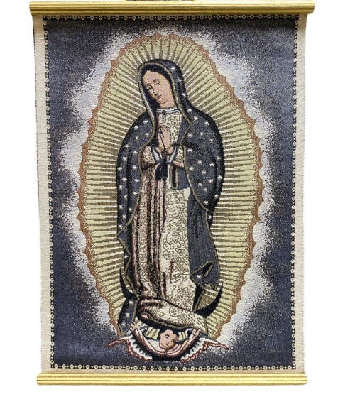 Pergamino:  Virgen Maria